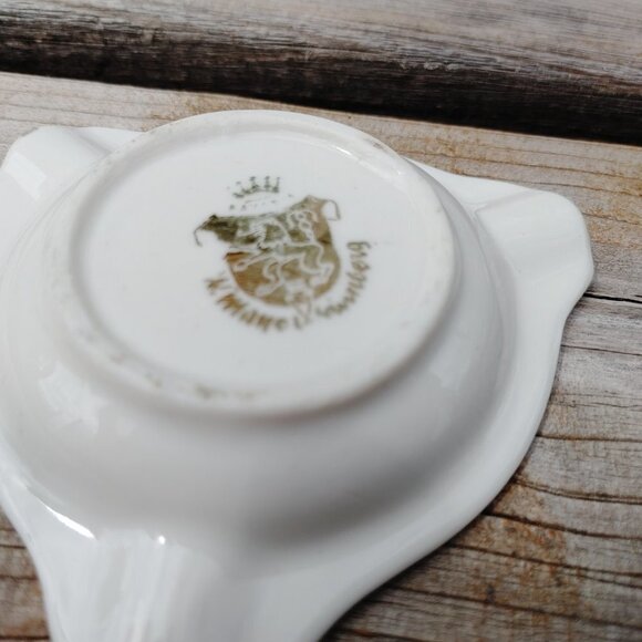 LOVELY VINTAGE DORTMUND Westfalenhallen and Gartenschau-turn Ashtray Mini tray - Picture 4 of 4